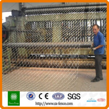 green color pvc coated gabion box manufacture